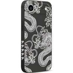 Oem Pnakqil zaščitni ovitek Dragon za Apple iPhone 17 Pro Max - Črna Cene