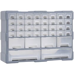 vidaXL Organizator s 40 predali 52x16x37,5 cm, (20767502) Cene