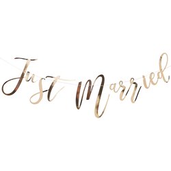 Ginger Ray® viseći natpis just married gold Cene