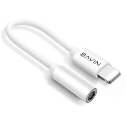BAVIN adapter AUX-19 lightning na 3.5mm/ bela Cene