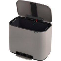 Brabantia bo kanta za otpad s pedalom i plastičnim umetkom 36 l - mineral concrete grey Cijene