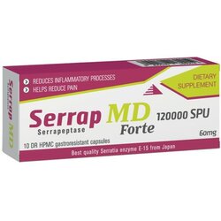 Terra Electronic dijetetski suplementi serapeptaza serrap md 120000 spu forte Cene