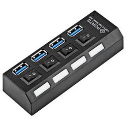 Hytech HY-U350 4 Port USB 3.0 Hub Cene