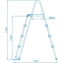 Intex LESTEV ZA BAZEN VARNOSTNA 122 CM Cene