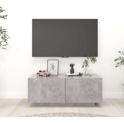 vidaXL TV ormarić siva boja betona 100 x 35 x 40 cm od iverice Cijene
