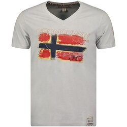 Geographical Norway Muška majica Joasis ss 401, Siva Cene