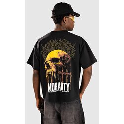 Any Means Necessary Morality Cropped T-shirt limo black Cene