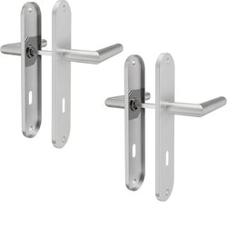 AWMNSRMAN 2x 72 mm Srebrna kljuka za notranja vrata BB Cene
