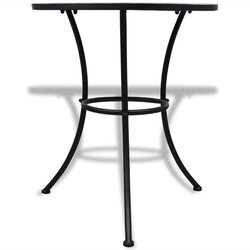 vidaXL bistro stolić plavo-bijeli 60 cm s mozaikom Cijene