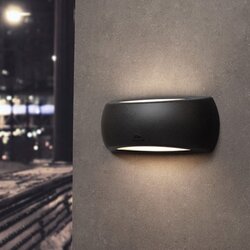 Fumagalli zidna lampa crna francy cct IP66 1xE27 A60 led 8.5W 2700/4000K/6500K-sijalica ukljucena uz proizvod 1A1.000.000.V1K Cene