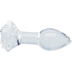 Clarity Glass Dildo Utopian Bloom Cene