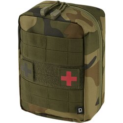 Brandit molle first aid pouch large woodland Cene