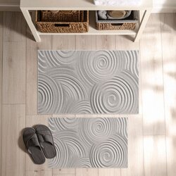 Lessentiel Maison Set tepiha za kupatilo ASR35, 2 dijela, siva Cene