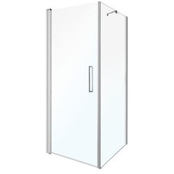 Kerra tuš kabina Monica 80x80x190 cm, krom profili, prozorno steklo 6mm Cene
