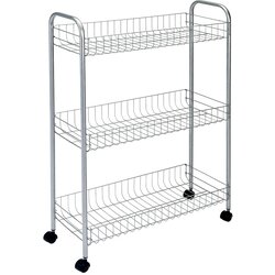 Metaltex polica sa točkovima slim cart de luxe 23,8x8,3x84,5cm 341503 001 Cene