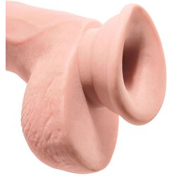KING COCK PLUS 9" Triple Density Cock with Balls Cene