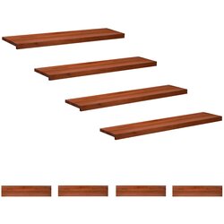 Step treads 8 kom. 120 x 25 x 2 cm Smeđa Čvrsto drvo bukve Cene