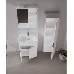 Hanah home Kupatilski ormarić sa umivaonikom i ogledalom (2 komada) Purus 65 963 Cene