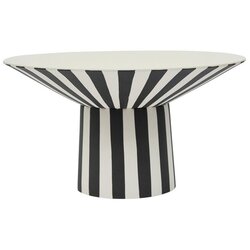 OYOY Living Design Črno-bela/bež skleda iz kamenine ø 30 cm Toppu – Cene