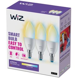 Wiz komplet 3x led prigušiva sijalica C37 E14/4,9W/230V 2700-6500K cri 90 wi-fi Cene