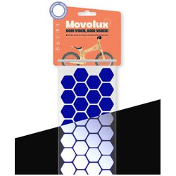 Movolux visoko odsevne nalepke Hexa Form, modre Cene