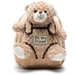 PERLETTI Dječji ruksak s plišanim medvjedićem Milly Bear, 26 cm Cene