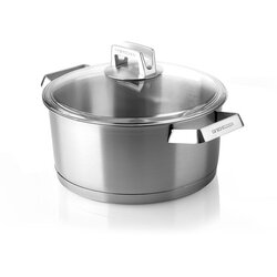 Mehrzer lonac plitki 24cm sa poklopcem premium inox 18/10 Cene