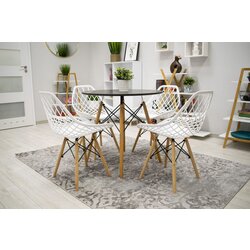 Bolzz roma set 4 stolice white bolromchawhit Cene