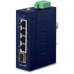Planet IGS-510TF network switch Unmanaged Gigabit Ethernet (10 /100 /1000) Blue Cene
