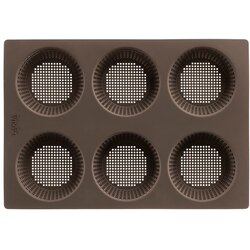 Lekue silikonski pekač za kruh 6 delni MINIŽEMLJICE P.BREAD ROLS 8CM 0202300M10M Cene