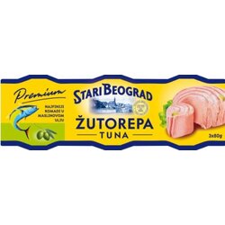 Stari Beograd žutorepa tuna u maslinovom ulju 3x80g limenka Cene