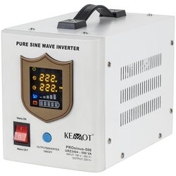 Kemot PROsinus-500 emergency power supply – a pure sine wave inverter with a 12V charging function, 230V, 500VA /300W Cene