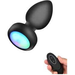 Mrow rasvjeta, radio, punjivi analni vibrator (crni) Cene