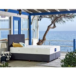 Hanah home blue 140x200 cm double size luxury firm mattress white mattress Cene
