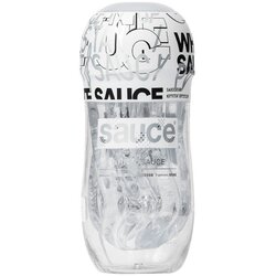 Sauce White Cup Masturbator Sleeve Transparent Cene