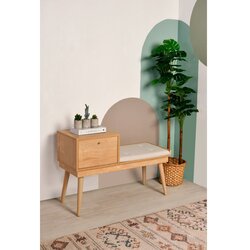 Woody Fashion Trpezarijska klupa Urban 105x45x40cm Hrast-Krem Cijene