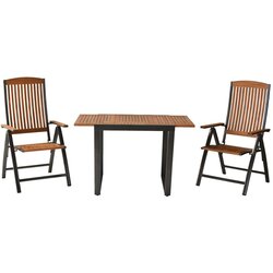 Gardenson Vrtni Set Athos, 3-Delni, Raztegljiva Miza Cene