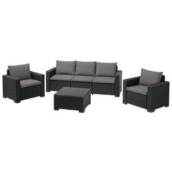 Ketter baštenski set california 3 seater modular grafit Cene
