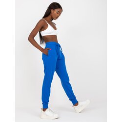 BASIC Feel Good Cobalt classic basic tied sweatpants Cene