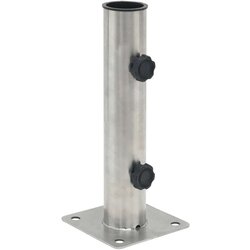  Baza suncobrana za stup Ø 38/48 mm srebrna čelična Cijene