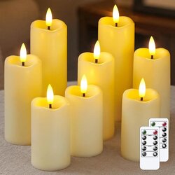 MAVANDES 8x LED sveče z daljincema in časovnikom Cene