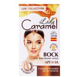 Trakice za depilaciju s voskom Lady Caramel Lice Argan – 12 kom Cene