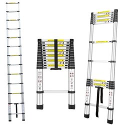 Herzberg HG-5380 aluminijske teleskopske ljestve 3,8 m Cene