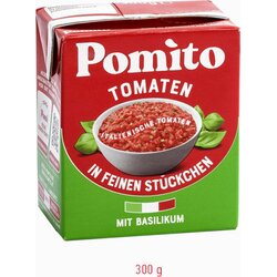 Pomito Drobno narezani paradižniki z baziliko - 300 g Cene