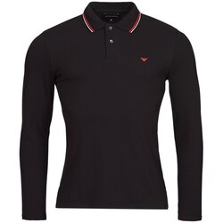 Emporio Armani Polo majice dolgi rokavi 8N1FB5 Črna Cene