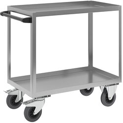 eurokraft pro transportni voziček iz nerjavnega jekla, dxš 900 x 500 mm, skupna višina 915 mm, nosilnost 250 kg Cene