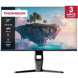 Thomson M27QG5Y14 computer monitor 68.6 cm (27) 2560 x 1440 pixels Quad HD LED Grey Cene