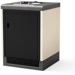 Tuozi Kitaway Modul - Plinski gorilnik PGF31G-1 z vrati s spodnjo blendo - 61 (siva) Cene