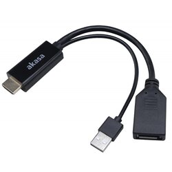 Akasa HDMI moški adapter > Displayport ženski / USB moški, (21738562) Cene