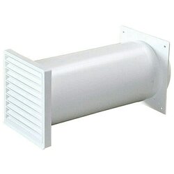 Air-Circle Teleskopska stenska škatla (Premer priključitvenega dela: 125 mm, Razpon prilagajanja: 27 cm - 48 cm, Maksimalni pretok zraka: 600 m³/h) Cene